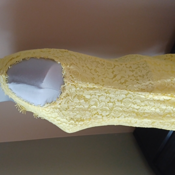 H&M Yellow Lace dress Size S - Picture 4 of 15